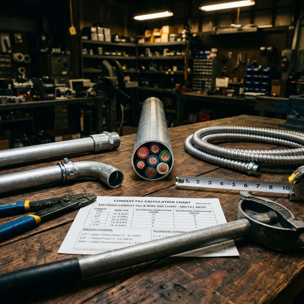 Conduit Fill CEC Table 8