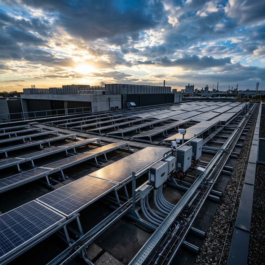 Solar Panel PV System Electrical Integration